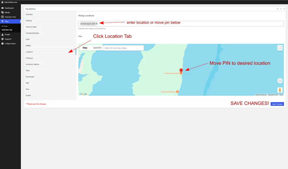 location